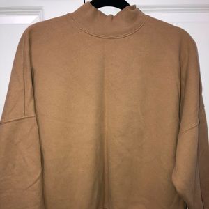 aritzia oversized crew turtle neck